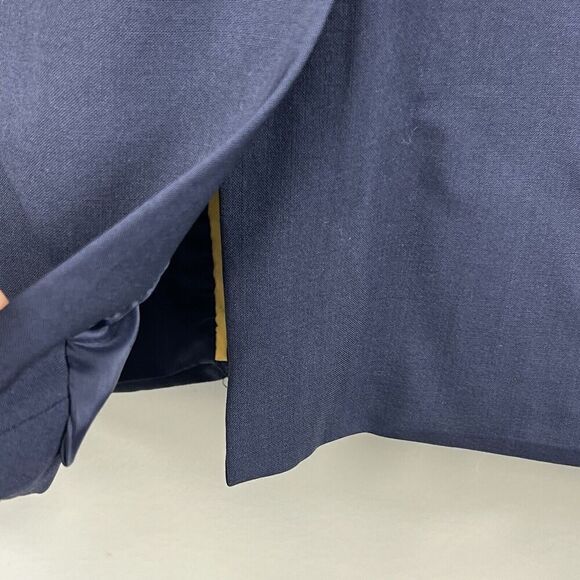 J Crew Navy Blue Tollegno 1900 Sommerset Italian Stretch Wool Blazer Jacket 14 - Picture 11 of 13